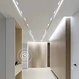Світлодіодна стрічка хвиля, що біжить 24V SMD2835 120led\m 12W 1800Lm IP20 10мм 3000K, фото 3