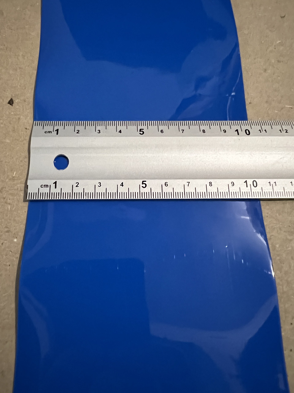 Термоусадкова плівка синя завширшки 105 мм для збирання акумуляторів, ціна за 1 метр