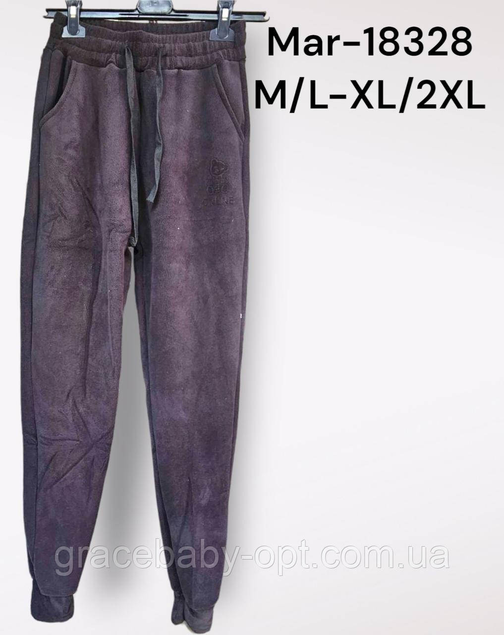 Махрові утеплені штани жіночі оптом, M/L-XL/2XL pp, No Mar-18328