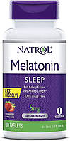 Мелатонін швидкорозчинний Natrol, Melatonin, Fast Dissolve, 5 мг, 90 таблеток