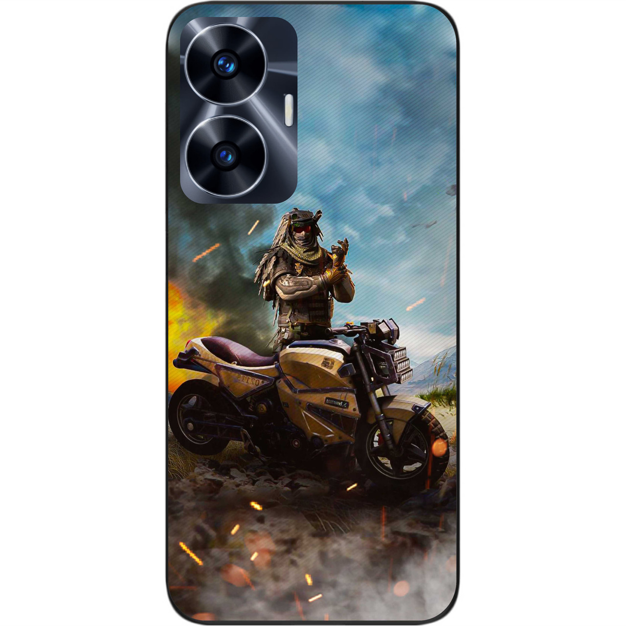 Чохол силіконовий Epik для Realme C55 з картинкою Call of Duty Phantom Фантом
