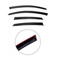 Дефлекторы окон на Audi A6, Audi 100 1990-1997 год "Av-Tuning"