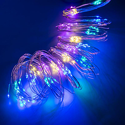 Гірлянда "Конський хвіст" від мережі 2м, 340LED, RD-244, Різнокольорова / Вулична світлодіодна гірлянда