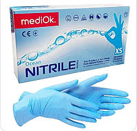 Рукавички нітрилові, MediOk Nitrile Ocean, Xs