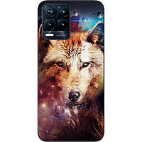 Силиконовый чехол Epik для Realme 8 4G с картинкой Космический волк