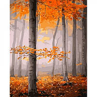 Картина номерам Чарівна осінь Strateg розміром 40х50 см
