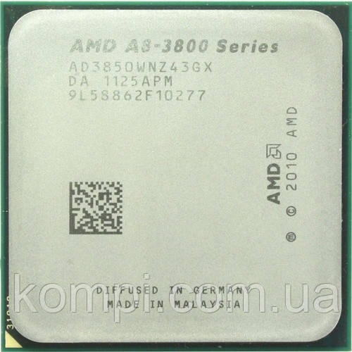 Процесор AMD A8-3850, FM1, 2.90 GHz 4 ядра, 4MB, Radeon HD 6550D