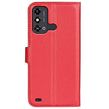 Шкіряний чохол книжка Lichee для ZTE blade A53 червоний, фото 6