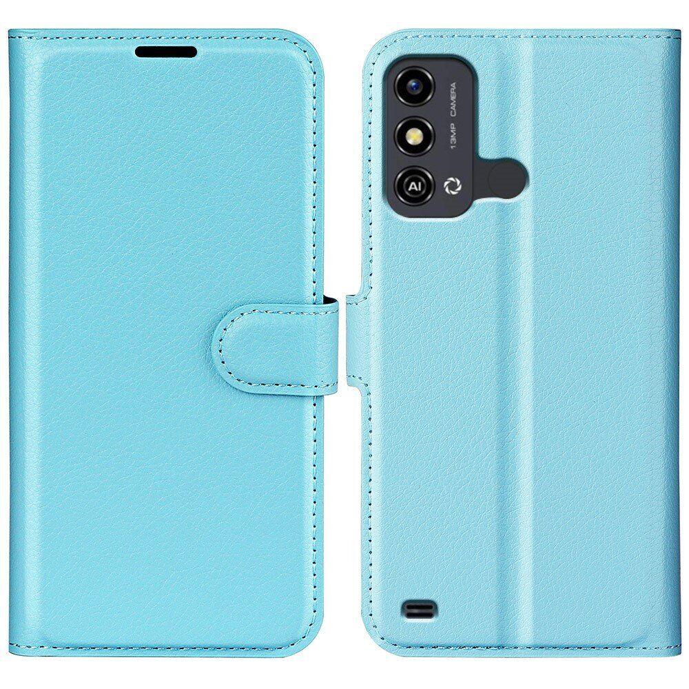 Шкіряний чохол книжка Lichee для ZTE blade A53 блакитний