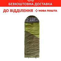 Спальный мешок Tramp Kingwood Regular одеяло правый dark-olive/grey 220/80 UTRS-053R-R