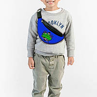 Сумка-бананка детская Скейтбординг с принтом ,32х15см,сумка скейтборд для мальчика через плечо