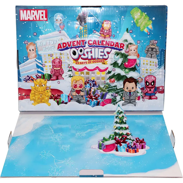 Marvel Advent Calendar - Новорічний Адвент-календар супер-героїв 24 фігурки Ooshies 23296