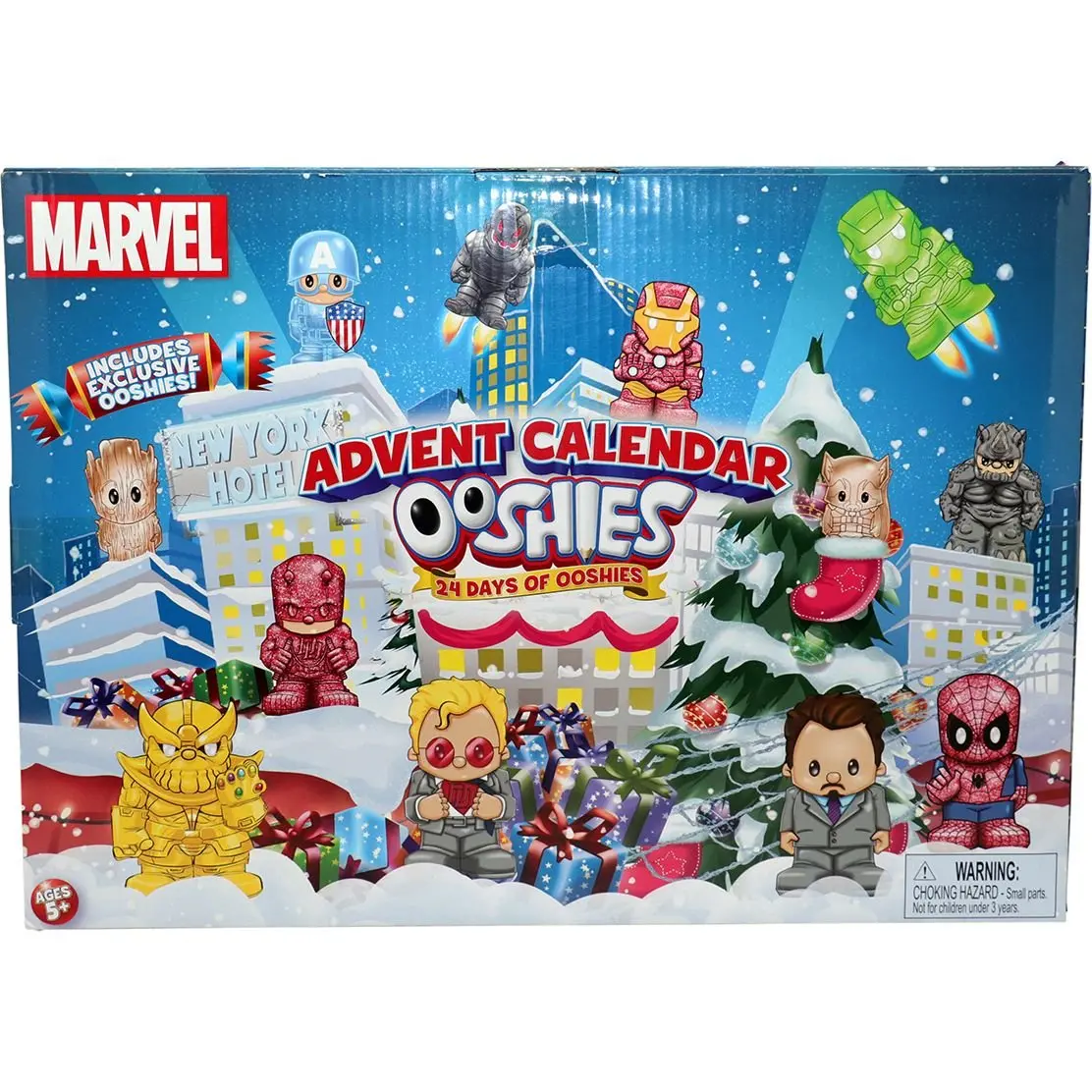 Marvel Advent Calendar - Новорічний Адвент-календар супер-героїв 24 фігурки Ooshies 23296