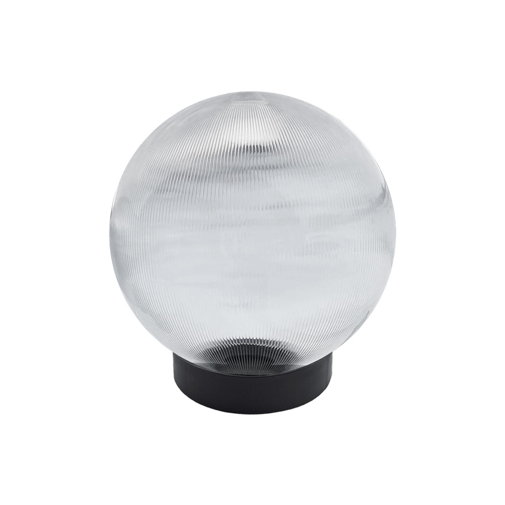 Садово-парковий світильник Опал (d-200) призматичний прозорий, фото 1