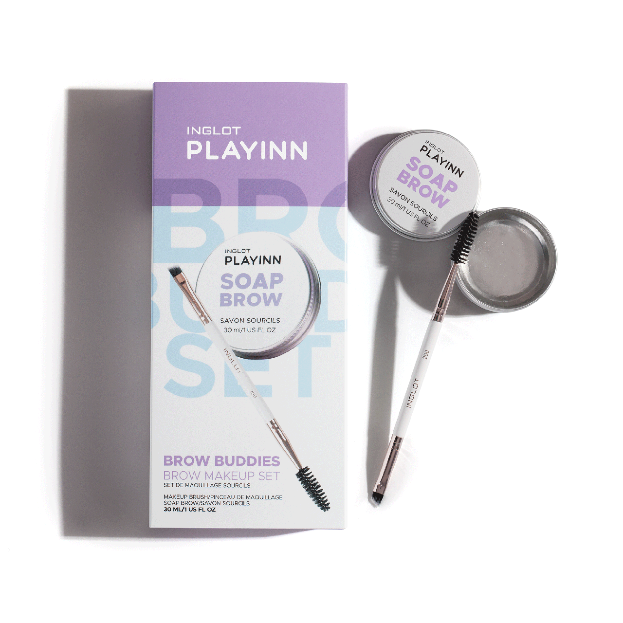 Набір для брів INGLOT PLAYINN BROW BUDDIES BROW Makeup Set