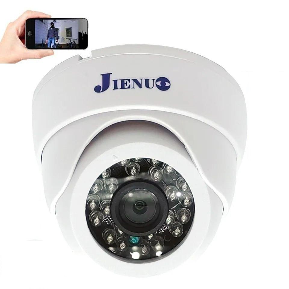 Купольна IP Wi-Fi камера Jienuo JN-517-D-Wi-FI 1080P 2,8 мм, Onvif, AP Hotspot. CamHi​​​​​ Pro