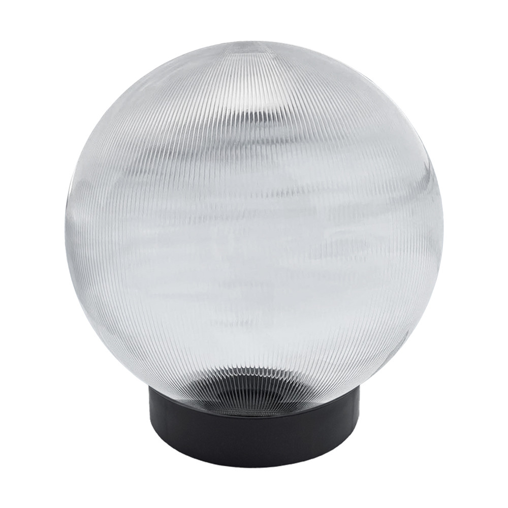 Садово-парковий світильник Опал (d-350) призматичний прозорий, фото 1