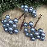 Перли гілочки ягід блакитні, фото 3
