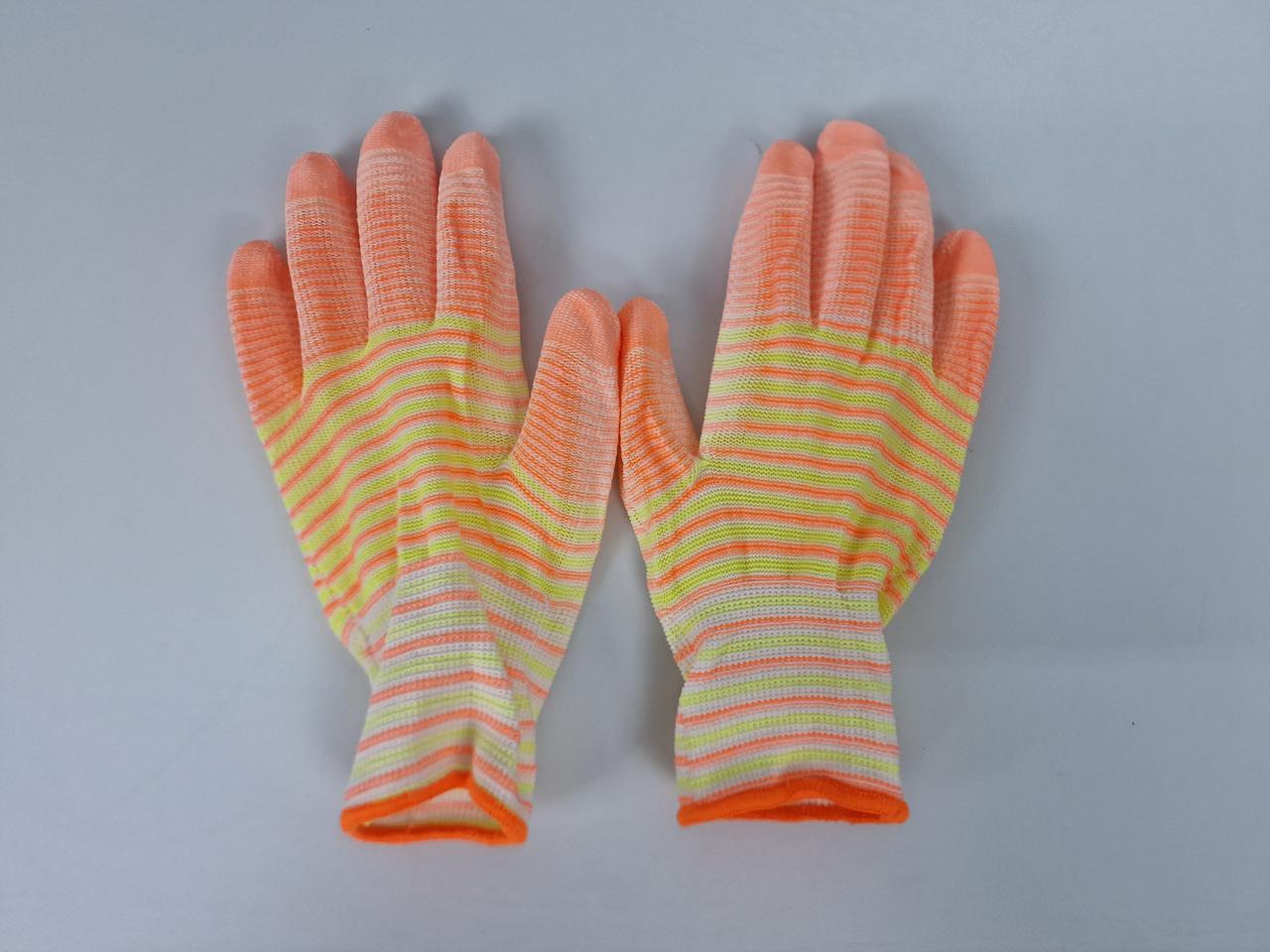 Господарські рукавички з поліуретановим покриттям "РЕБРО" (12 пар), фото 1