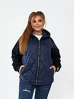 Женская куртка осенняя Женская демисезонная куртка Женская куртка большого размера 2023 48/50, хаки