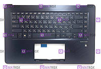 Оригинальная клавиатура для ноутбука Asus UX550Gex-1C series, black, ukr, подсветка, черная передняя панель