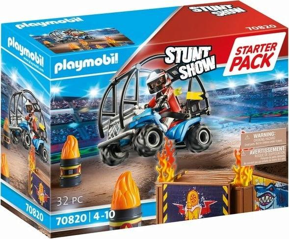 Playmobil 70820 Трукове шоу Квадроцикл із вогняною рампою - шоу каскадерів