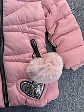 Пальто зимове на дівчаток в залишку, Setty Koop, 1, р. арт. ap874, фото 2