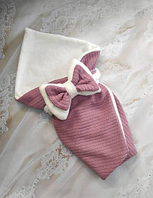 Зимовий конверт на виписку конверт-ковдра трансформер зі знімним наповнювачем