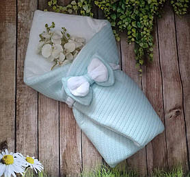 Зимовий конверт на виписку конверт-ковдра трансформер зі знімним наповнювачем