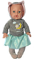 Лялька пупс 35 см, 8 функцій, горщик, пляшечка, соска, підгузник, тарілка, ложка. муз-укр, 5 пісень