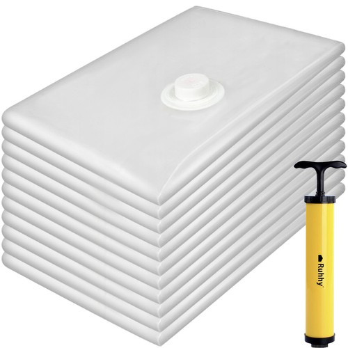 Набір вакуумних пакетів для зберігання речей 50х70 10 шт з насосом