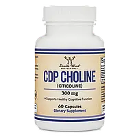 Double Wood CDP Choline / Комплекс для поддержки когнитивного здоровья Ситиколин с холином 60 капсул