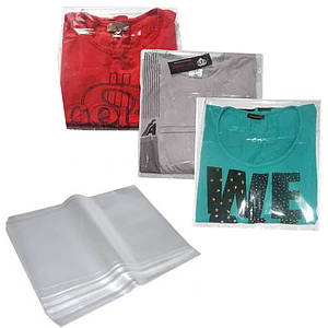 Пакувальні пакети для одягу з липким клапаном 25х30 см, 250 шт. в упаковці