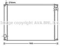 Радиатор Daily VI 2.3 D 09/11- (AVA) IV2126