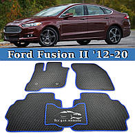 ЕВА коврики Ford Fusion II 2012-2020. EVA ковры Форд Фьюжн 2