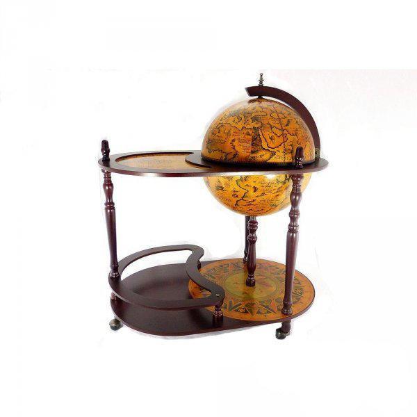Глобус бар напольный Jia Fo со столиком Земной шар 42004 R - фото 4 - id-p2003293123