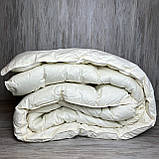 Ковдра зі штучного лебединого пуху "АРДА" Розмір Півторашній 150*210 см. Зимова тепла ковдра, фото 2