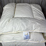 Ковдра зі штучного лебединого пуху "АРДА" Розмір Півторашній 150*210 см. Зимова тепла ковдра, фото 5