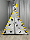 Дитячий вігвам Бетмен БОНБОН з Кошиком Повний комплект, вігвам для дітей, вігвам для хлопчика, дитячий намет, дитяча палатка, фото 3