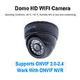 Купольна Wi-Fi IP камера Jienuo 1080P, Onvif, AP Hotspot.CamHi Pro, фото 10