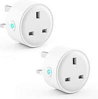 16A Smart Plug с мониторингом энергии, WiFi Outlet Smart Sockets Alexa Аксессуары с синхронизацией