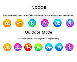 Смартгодинник V9 PRO MAX-2.1 дюйма Smart Watch, спортивні режими, 2 ремінці Black, фото 2