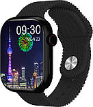 Смартгодинник V9 PRO MAX-2.1 дюйма Smart Watch, спортивні режими, 2 ремінці Black, фото 3