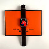 Смарт часы Smart Watch S9 ULTRA-2.2 дюйма-підтримка дзвінків, спортивні режими 3 ремінці black, фото 5