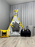 Дитячий вігвам Бетмен БОНБОН з Кошиком Повний комплект, вігвам для дітей, вігвам для хлопчика, дитячий намет, дитяча палатка, фото 2