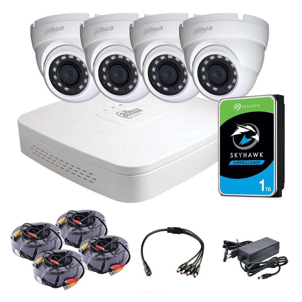 Комплект відеоспостереження Dahua XVR 4IN 2MP + HDD, фото 1