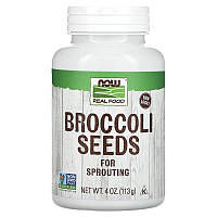 Семена брокколи NOW Foods, Real Food "Broccoli Seeds" (113 г)