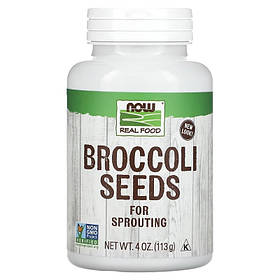 Семена брокколи NOW Foods, Real Food "Broccoli Seeds" (113 г)