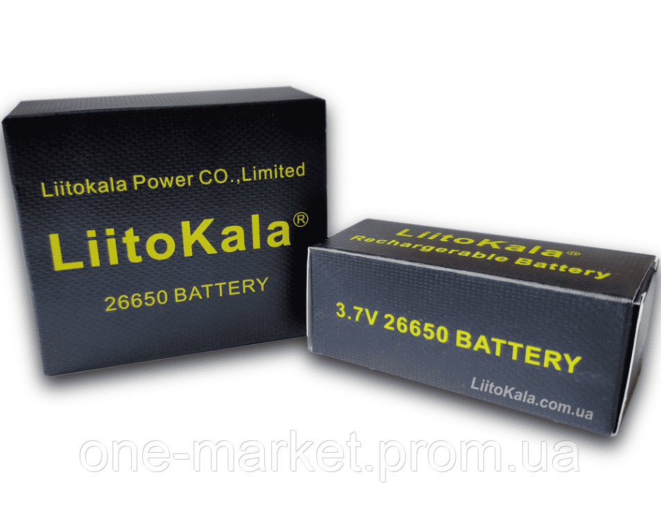 Аккумулятор 26650 Liitokala Lii-50A INR 5000mah 3.7V 10/25A Li-ion - фото 4 - id-p2003314380