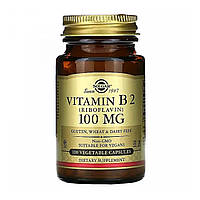 Витамин B2 (Vitamin B2) 100 мг 100 капсул SOL-03050